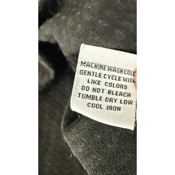 Habitat Women Poncho Sweater size L Textured Pullover Cotton Blend Boxy polka - Picture 9 of 10